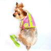 Cool Mesh Dog Harness - Pink with Polka Dot Frog.