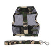 Cool Mesh Dog Harness - Green Camouflage.