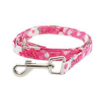 Cool Mesh Dog Harness - Hawaiian Hibiscus Pink.