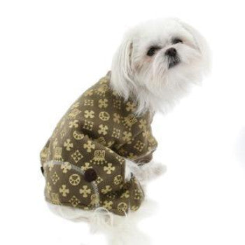 Crown Dog Pajamas - Brown.