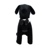 Black Satin Dog Bowtie Collar.
