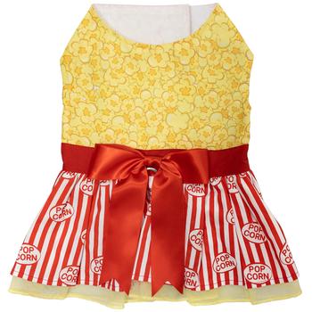 Movie Theater Popcorn Harness Dress w/Matching Leash