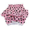 Ruffled Pink & Black Polka Dot Dog Panties.