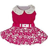Pink Hibiscus Harness Dress w/Matching Leash