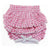 Ruffled Pink Gingham Dog Panties