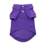 Solid Dog Polo Shirt - Ultra Violet.