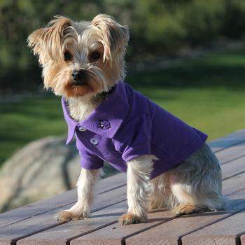 Solid Dog Polo Shirt - Ultra Violet.