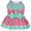 Polka Dot & Lace Harness Dress w/Matching Leash