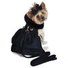 Wool Fur-Trimmed Harness Coat - Black.