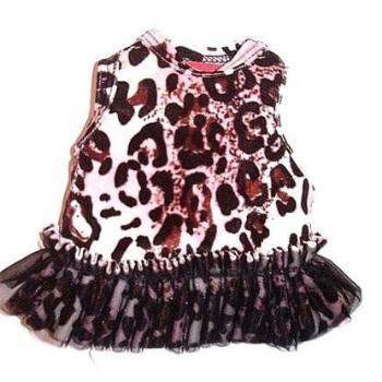 Pink Leopard Movie Star Velvet Tutu Dress.