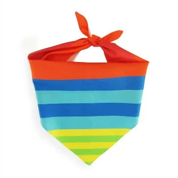 Dog & Me Reversible Party Stripes Dog Bandana