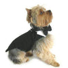 Dog Wedding Tuxedo-Black w/Tails, Bowtie Collar and D-Ring.