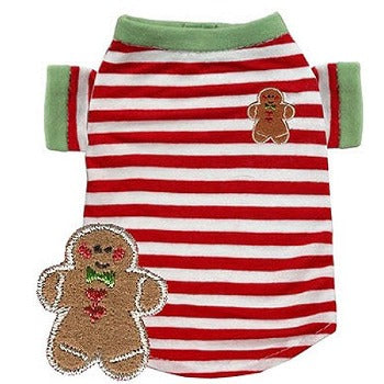 Hip Doggie Gingerbread Cookie Dog Tee-Paws & Purrs Barkery & Boutique