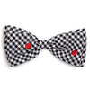Gingham Hearts Bow Tie.