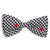 Gingham Hearts Bow Tie