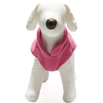 Fleece Pullover Dog Vest with "O" Ring.