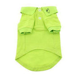 Solid Dog Polo Shirt - Green Flash.