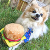 Power Plush Dog Toy - Hamburger.