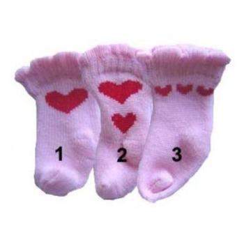 Heart Pink Socks.