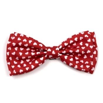 Hearts Dog Bow Tie.