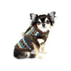 Fair Isle Hooded Dog Sweater.