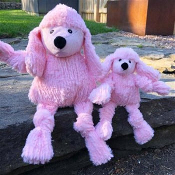 Diva Pink Poodle Knottie Toy