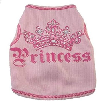 I See Spot Pink Crown Princess Dog Tank 