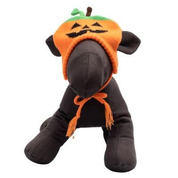 Worthy Dog Orange Jack-O-Lantern Dog Hat-Paws & Purrs Barkery & Boutique