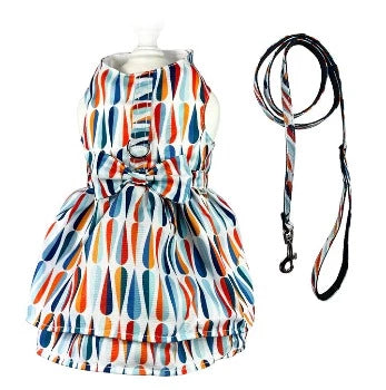 Klippo_Chic_Raindrop_Dog_Dress_Front_View