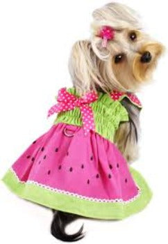 Klippo_Dog_Modeling_Pink-and_Green_Juicy_Watermelon_Dog_Sundress