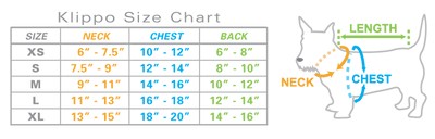 Klippo_Pink_and_Green_Juicy_Watermelon_Dog_Sundress_Size_Chart