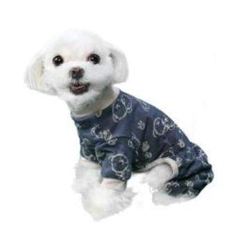 Milo Dog Pajamas with Gray Trim.