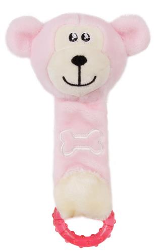 Pet Life Moo-Born' Plush Squeaky and Crinkle Newborn Rubber Teething Cat and Dog Toy-Paws & Purrs Barkery & Boutique