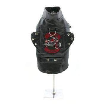Biker Dawg Motorcycle Jacket - Black.