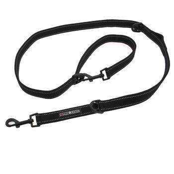 6 Way Multi-Function Dog Leash - Black.