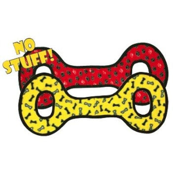 Tuffy No Stuff Ultimate Ring Dog Toy Yellow