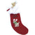 Oscar Newman Naughty or Nice Christmas Stocking w/Reindeer Toy