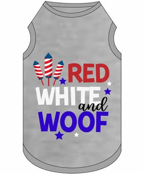 Parisian Pet Red White & Woof Dog Shirt-Paws & Purrs Barkery & Boutique