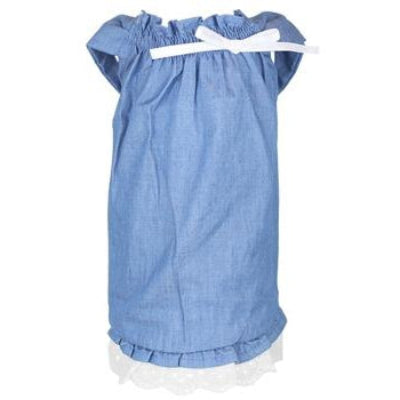 Parisian Pet Tunic Country Dog Dress - Blue.