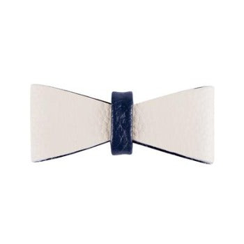 Poise Pup Hot Marine Leather Dog Bow Tie