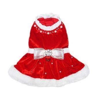 Pooch Outfitters Noella Santa Dog Dress