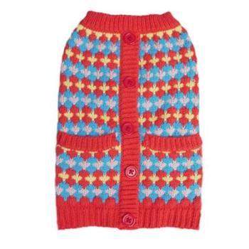 Zoe Dog Sweater - Orange.