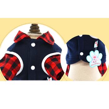 Preppy Dog Jumpsuit.