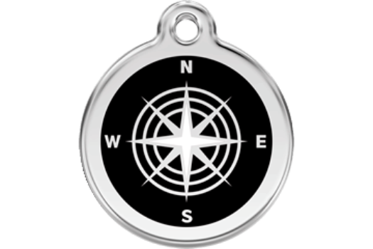 Red Dingo Compass Pet ID Tag-Paws & Purrs Barkery & Boutique