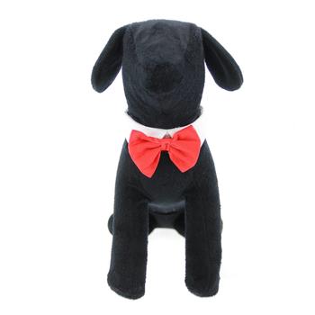 Red Satin Dog Bowtie Collar.