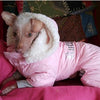 Doggie Design Pink Ruffin It Dog Snowsuit-Paws & Purrs Barkery & Boutique