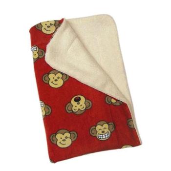 Silly Monkey Ultra-Plush Dog Blanket - Burgundy.