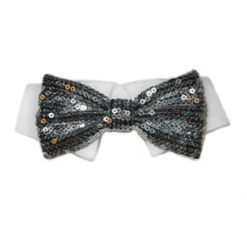 Pooch Outfitters Sparky Sequin Shirt Collar & Bow Tie.