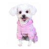 Teddy Jumper Dog Track Suit - Pink.