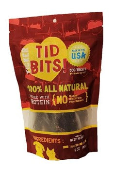 Bare Bites Ticker Tid Bits Beef Heart Treats-Paws & Purrs Barkery & Boutique